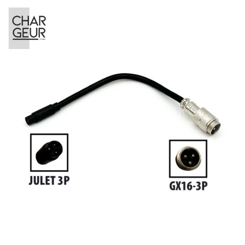 Chargeur rapide pour trottinette électrique Vsett 10 Apex